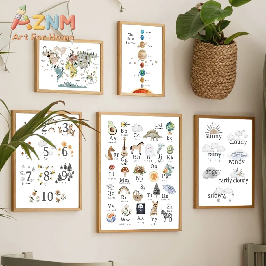 Obraz na płótnie, plakat, deko – Kids Education Number recenzja i cena