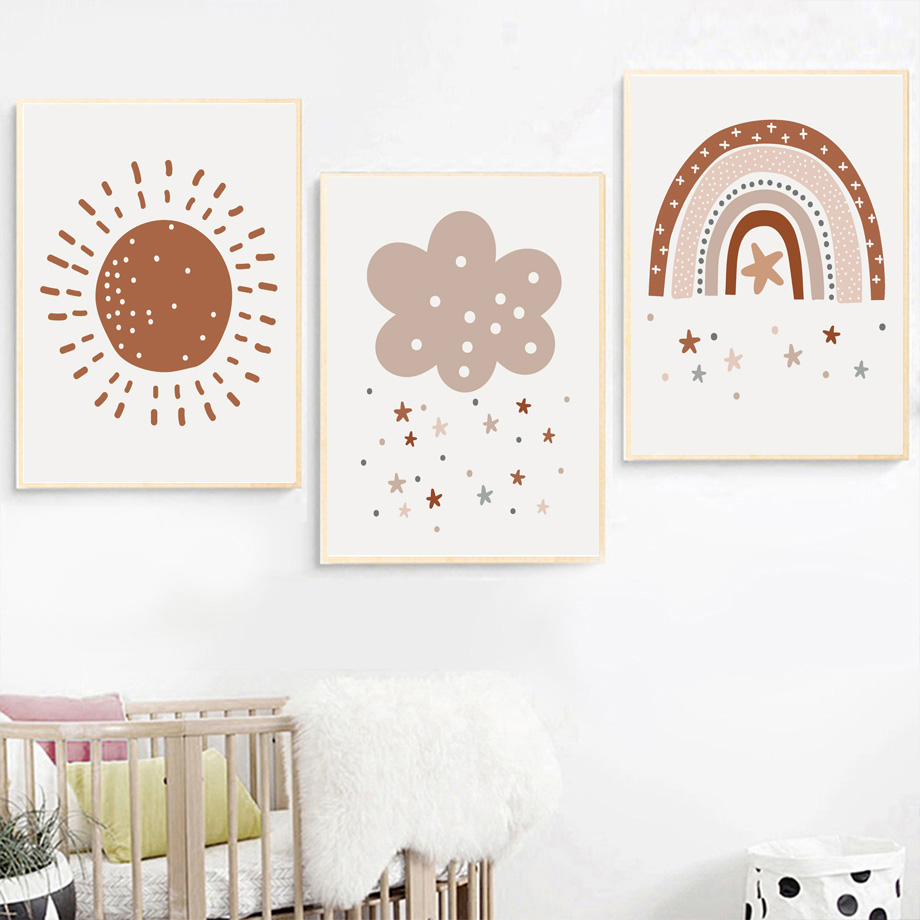 Plakat w stylu boho do pokoju  – Kids Education Name recenzja i cena